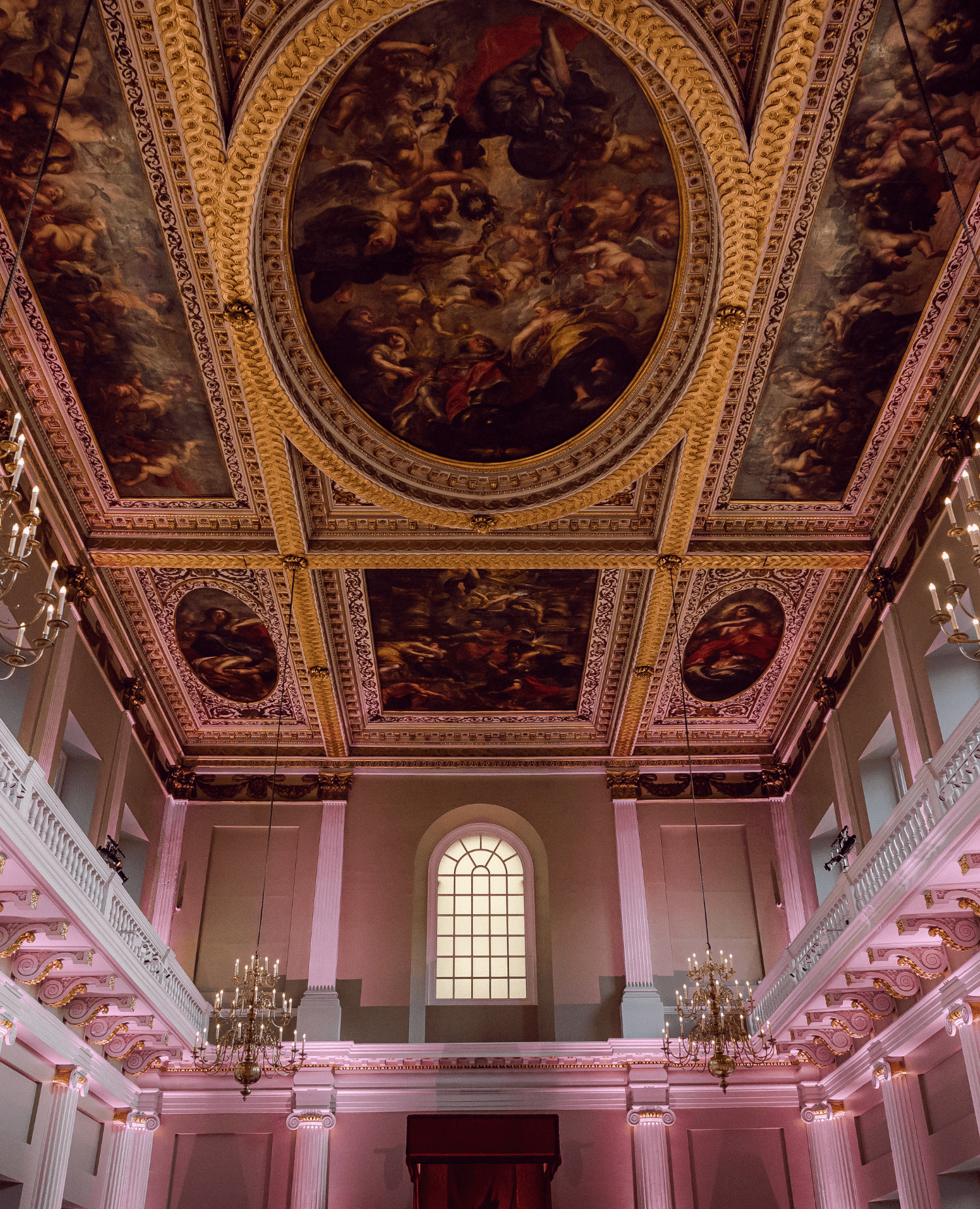 5 Ceiling at Banqueting House, venue partner of Event Concept (EC), a creative event agency and production company during wedding.